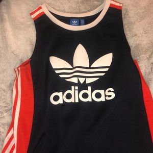 Urban Outfitters Adidas Logo Jersey Tank
